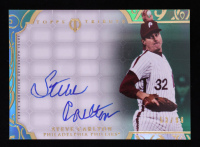 Steve Carlton 2015 Topps Tribute Framed Autographs Green #TASCA #53/99 at PristineAuction.com