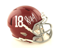 Richard Young Signed Alabama Crimson Tide Speed Mini Helmet (JSA) at PristineAuction.com