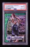 Cooper Flagg 2024-25 Bowman Chrome University Green Shimmer #16 RC (PSA 10) at PristineAuction.com