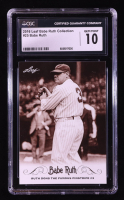Babe Ruth 2016 Leaf Babe Ruth Collection #25 (CGC 10) at PristineAuction.com