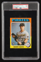 Henry Davis 2024 Topps Heritage Oversized '75 Box Loader Autographs #OB-3 RC (PSA 9) at PristineAuction.com