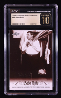 Babe Ruth 2016 Leaf Babe Ruth Collection #66 (CGC Pristine 10) at PristineAuction.com