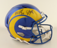 Davante Adams & Kyren Williams Signed Rams Full-Size Speed Helmet (Beckett) at PristineAuction.com