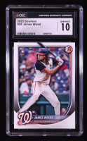 James Wood 2025 Bowman #29 RC (CGC 10) at PristineAuction.com