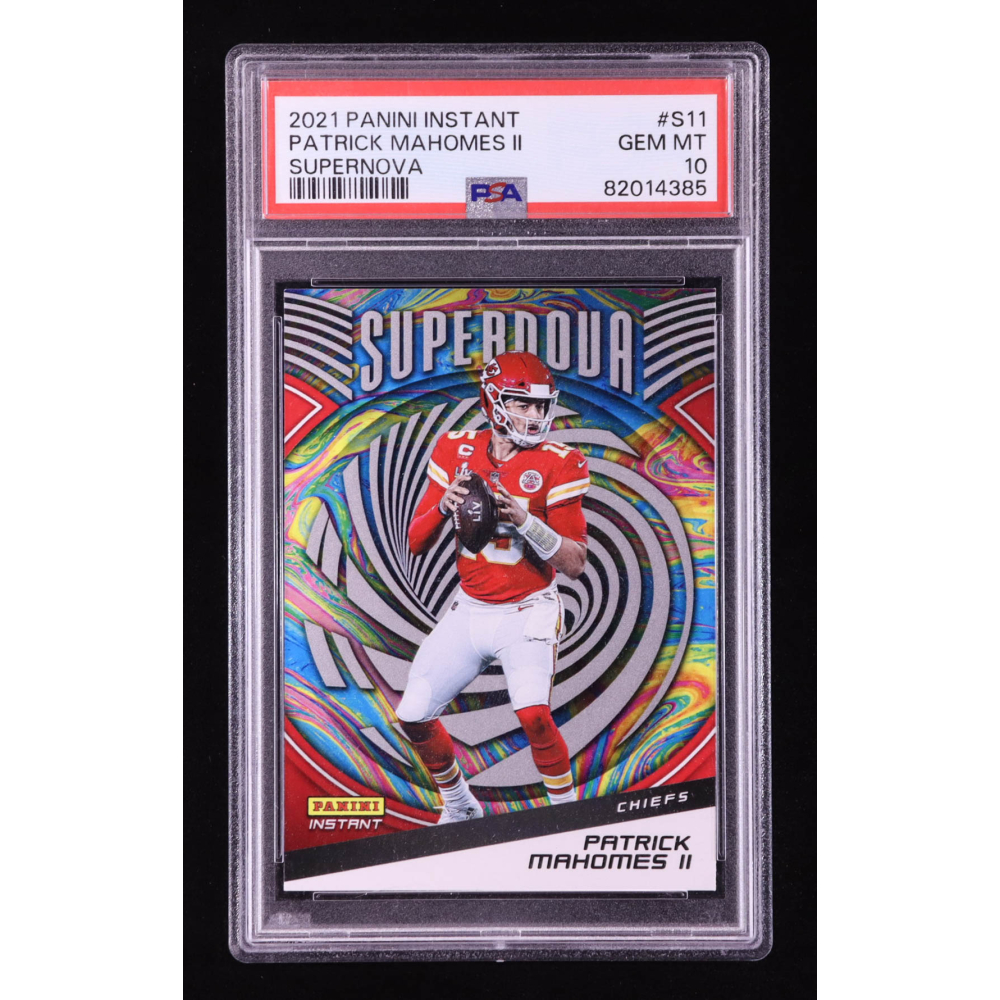 Patrick Mahomes II 2021 Panini Instant Supernova #S11 (PSA 10) at PristineAuction.com