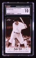 Babe Ruth 2016 Leaf Babe Ruth Collection #32 (CGC 10) at PristineAuction.com