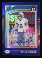 Will Reichard 2024 Donruss Optic Rated Rookies Autographs Blue #297 RC #90/99 at PristineAuction.com