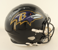 Zay Flowers Signed Ravens Full-Size Authentic On-Field Speed Helmet (Beckett) at PristineAuction.com