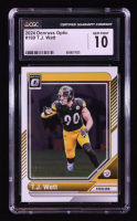 T.J. Watt 2024 Donruss Optic #169 (CGC 10) at PristineAuction.com