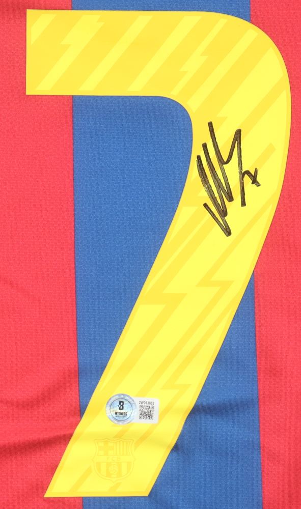 David Villa Signed FC Barcelona Nike Authentic Jersey (Beckett) at PristineAuction.com David Villa Signed FC Barcelona Nike Authentic Jersey (Beckett) at PristineAuction.com