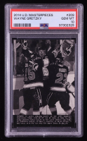 Wayne Gretzky 2014-15 UD Masterpieces #209 WP (PSA 10) at PristineAuction.com