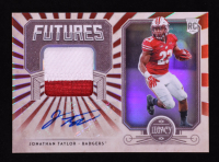 Jonathan Taylor 2020 Panini Legacy Futures Patch Autographs Ruby #17 RC #96/100 at PristineAuction.com
