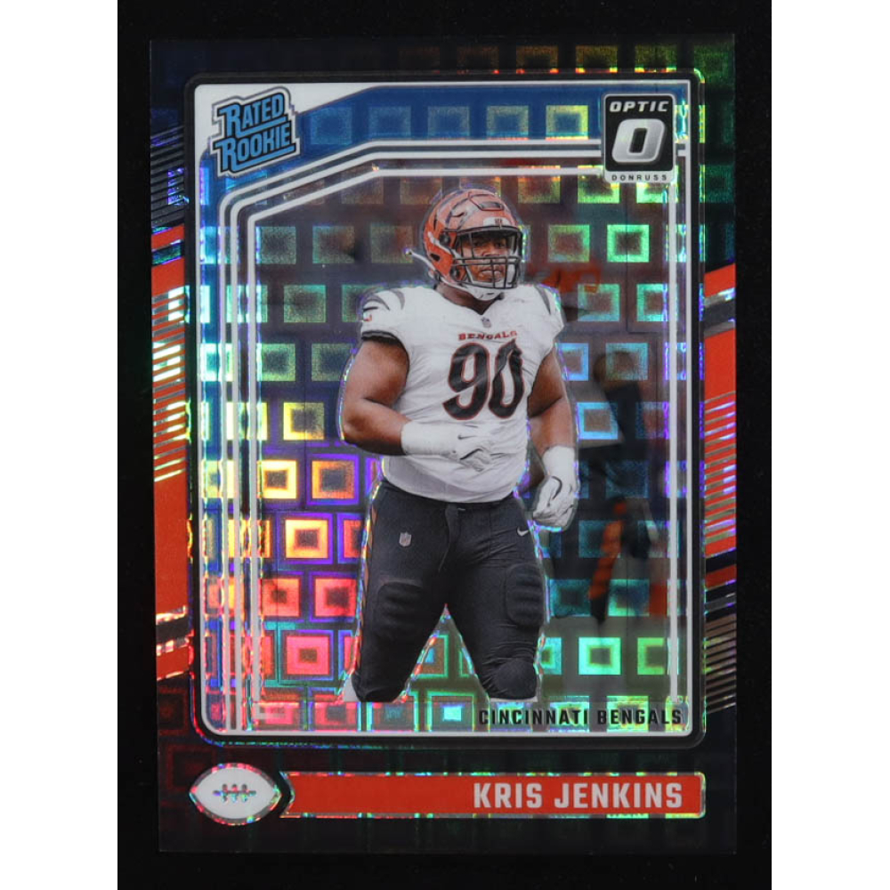 Kris Jenkins 2024 Donruss Optic Black Pandora #265 RR RC #04/25 at PristineAuction.com