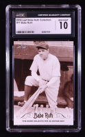Babe Ruth 2016 Leaf Babe Ruth Collection #77 (CGC 10) at PristineAuction.com