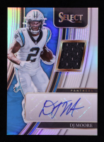 D.J. Moore 2021 Select Signature Memorabilia Prizm #10 #63/99 at PristineAuction.com