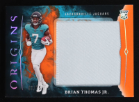 Brian Thomas Jr. 2024 Panini Origins Rookie Jumbo Jerseys Orange #19 RC #40/75 at PristineAuction.com