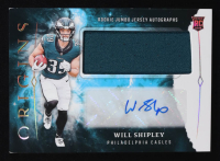Will Shipley 2024 Panini Origins Rookie Jumbo Jersey Autographs #34 RC at PristineAuction.com