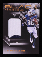 CeeDee Lamb 2020 Panini Black Rookie Influx Memorabilia Copper #14 RC #25/50 at PristineAuction.com