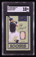 Jeff Bagwell 2016 Prime Cuts Icons Bats #IBJB #15/49 (CGC 10) at PristineAuction.com