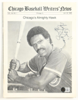 Harry Caray Signed 1988 Chicago Baseball Writers' News Magazine Inscribed "Holy Cow" (Beckett) at PristineAuction.com