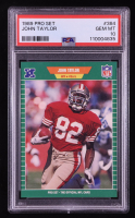 John Taylor 1989 Pro Set #384 RC (PSA 10) at PristineAuction.com