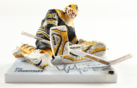 Tim Thomas Signed Bruins 7" Vinyl Figure Inscribed "2011 Vezina" & "Conn Smythe Trophy" (Beckett) at PristineAuction.com