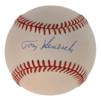 Tommy Henrich Signed OAL Baseball (JSA) at PristineAuction.com