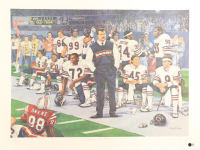 Mike Ditka Signed Bears 26x33 Lithograph by Michael J. Taylor (Beckett) at PristineAuction.com