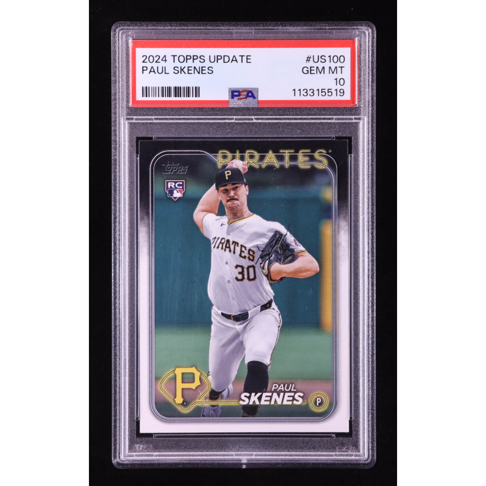 Paul Skenes 2024 Topps Update #US100 RC (PSA 10) at PristineAuction.com
