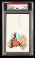 Lee Archer Signed Cut With Portrait Art (PSA) at PristineAuction.com
