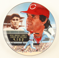 Pete Rose Signed "Platinum Edition" LE 1985 Reds Ceramic Art Plate (Gartlan) at PristineAuction.com