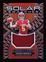 Jayden Daniels 2024 Panini Obsidian Solar Swatches #2 RC at PristineAuction.com