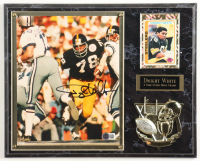 Dwight White Signed Steelers Custom Photo Plaque Display (Beckett) at PristineAuction.com