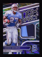 Eddie George 2024 Panini Spectra Max Impact Materials Neon Splatter #39 #2/8 at PristineAuction.com