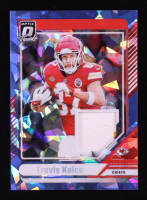 Travis Kelce 2024 Donruss Optic Donruss Threads Ice #11 #25/49 at PristineAuction.com