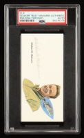 Walker "Bud" Mahurin Signed Cut With Portrait Art (PSA) at PristineAuction.com