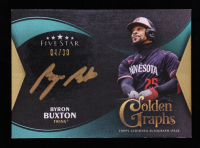 Byron Buxton 2024 Topps Five Star Golden Graphs Aqua #GGBB #4/30 at PristineAuction.com