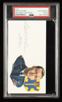 Ralph Parr Signed Cut With Portrait Art (PSA) at PristineAuction.com