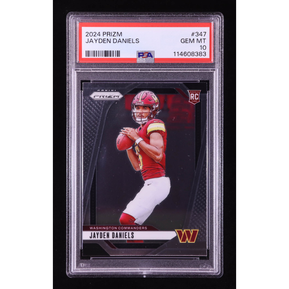 Jayden Daniels 2024 Prizm #347 RC (PSA 10) at PristineAuction.com