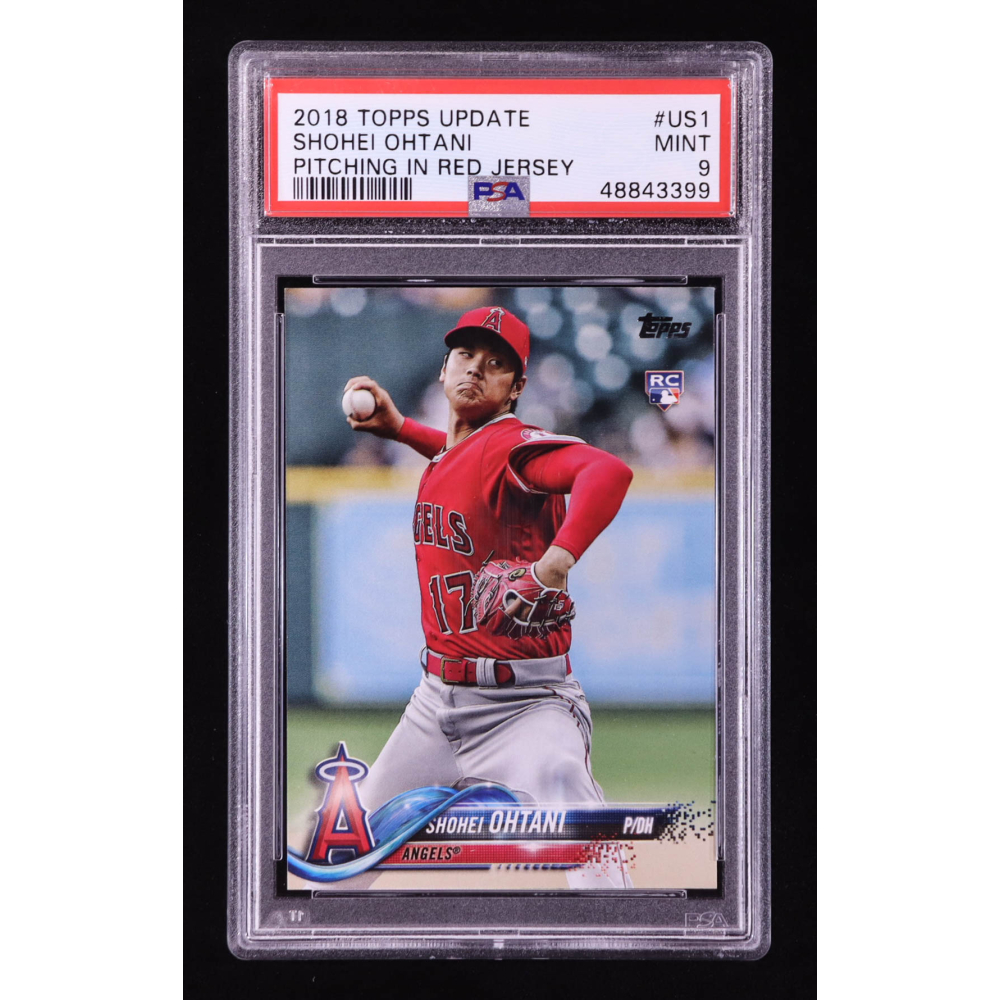 Shohei Ohtani 2018 Topps Update #US1 RC (PSA 9) at PristineAuction.com Shohei Ohtani 2018 Topps Update #US1 RC (PSA 9) at PristineAuction.com