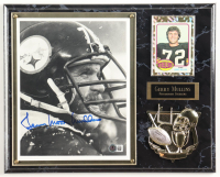 Gerry Mullins Signed Steelers Custom Photo Plaque Display (Beckett) at PristineAuction.com