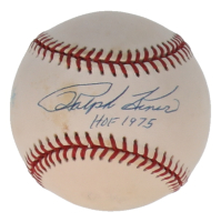 Ralph Kiner Signed ONL Baseball Inscribed "HOF 1975" (JSA) at PristineAuction.com