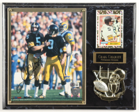 Craig Colquitt Signed Steelers Custom Photo Plaque Display (Beckett) at PristineAuction.com