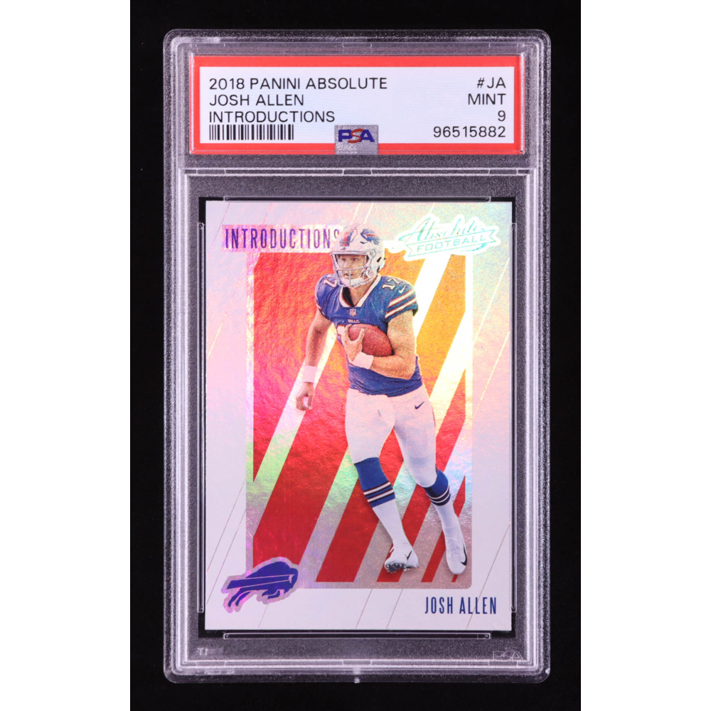 Josh Allen 2018 Absolute Introductions #4 RC (PSA 9) at PristineAuction.com Josh Allen 2018 Absolute Introductions #4 RC (PSA 9) at PristineAuction.com