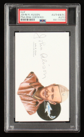 John R. Alison Signed Cut With Portrait Art (PSA) at PristineAuction.com