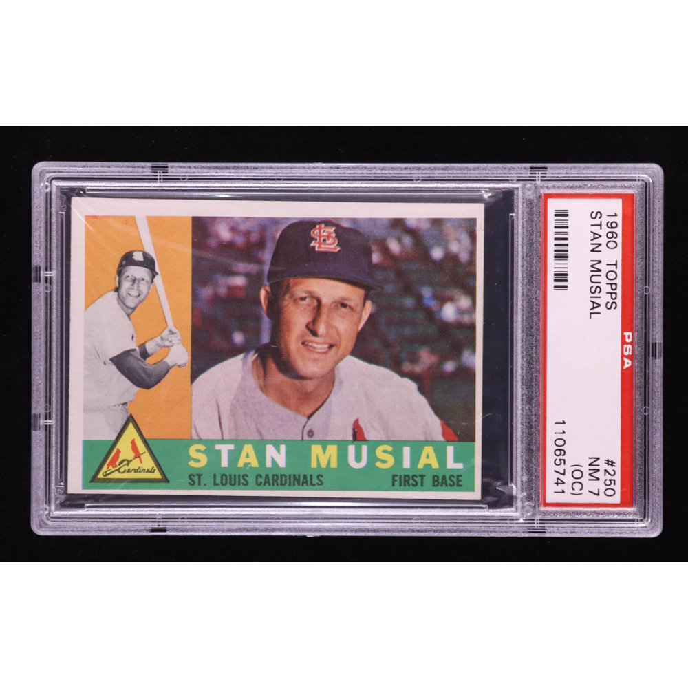 Stan Musial 1960 Topps #250 (PSA 7) (OC) at PristineAuction.com