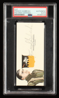 Francis "Gabby" Gabreski Signed Cut With Portrait Art (PSA) at PristineAuction.com