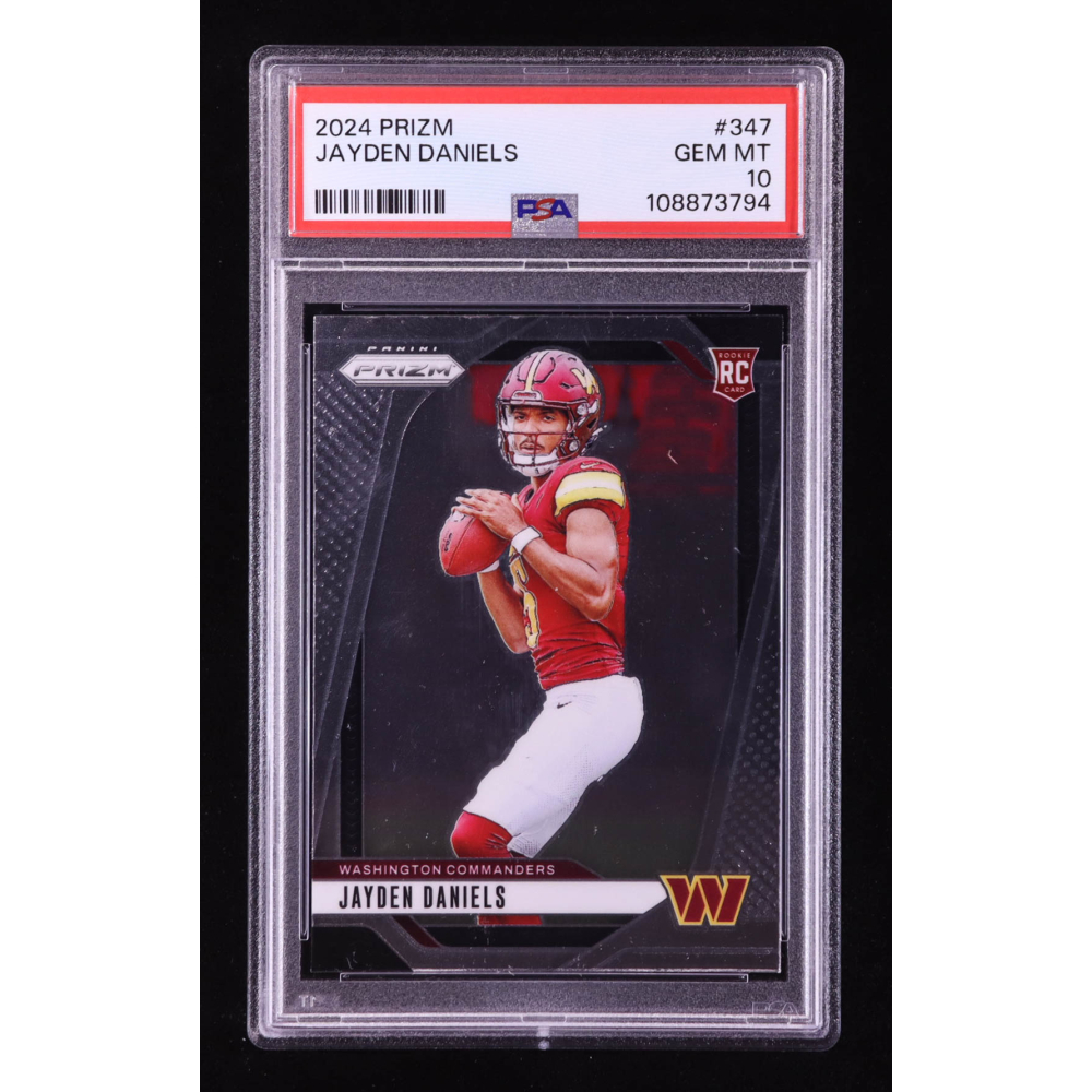 Jayden Daniels 2024 Prizm #347 RC (PSA 10) at PristineAuction.com