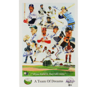 "A Team of Dreams" 16x20 Photo Signed By (16) with Jim Rice, Reggie Jackson, Rickey Henderson (Beckett) at PristineAuction.com