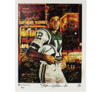 1969 Jets "Joe Namath" 20x26 AP Poster Signed By (25) with Joe Namath, Don Maynard, Babe Parilli (Beckett) at PristineAuction.com